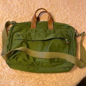 J. Crew laptop bag.